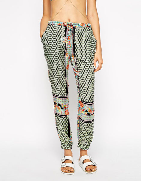 Seafolly Kimono Rose Tamagotchi Beach Pant